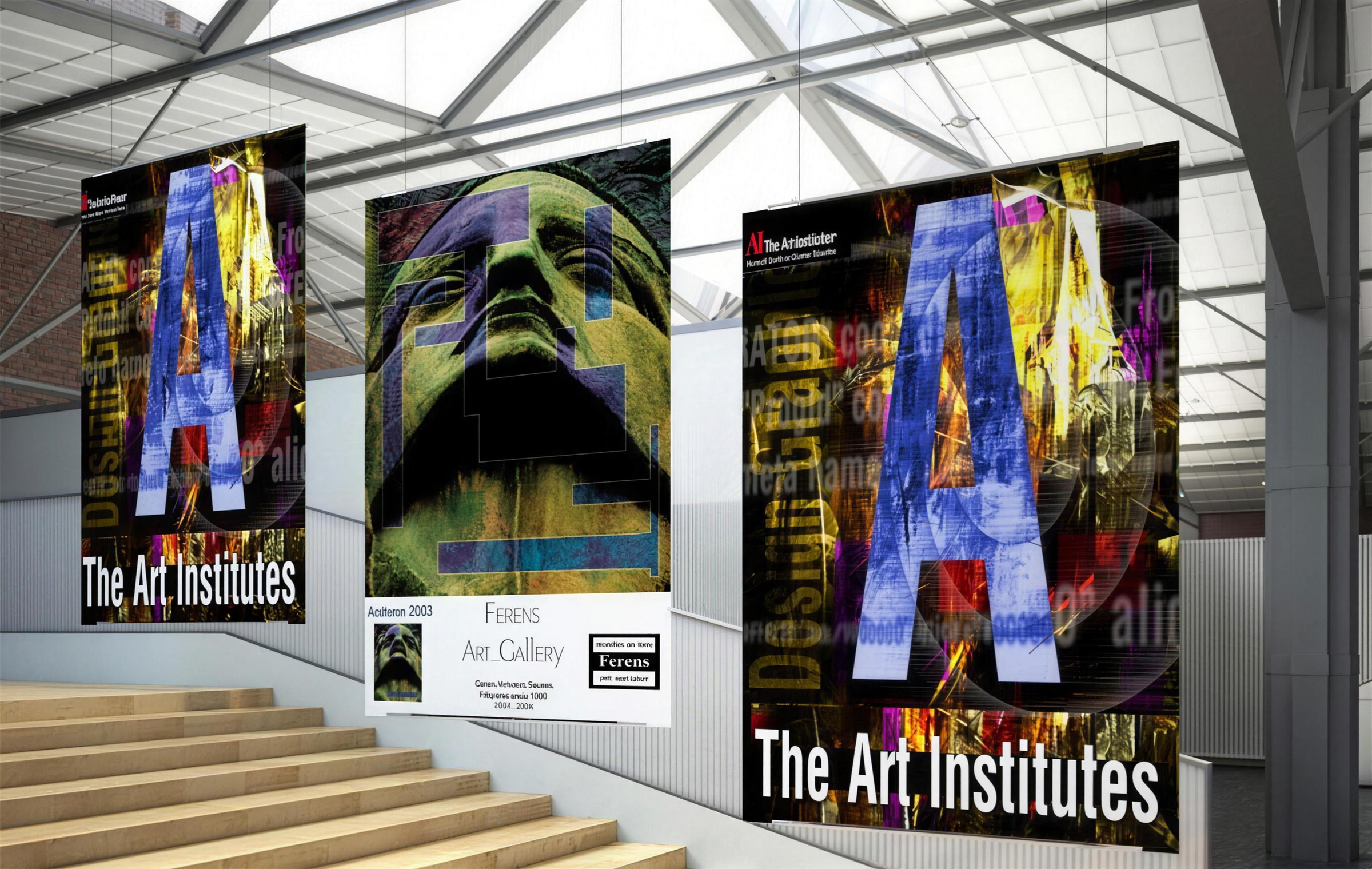 The Art Institutes banner campaign.