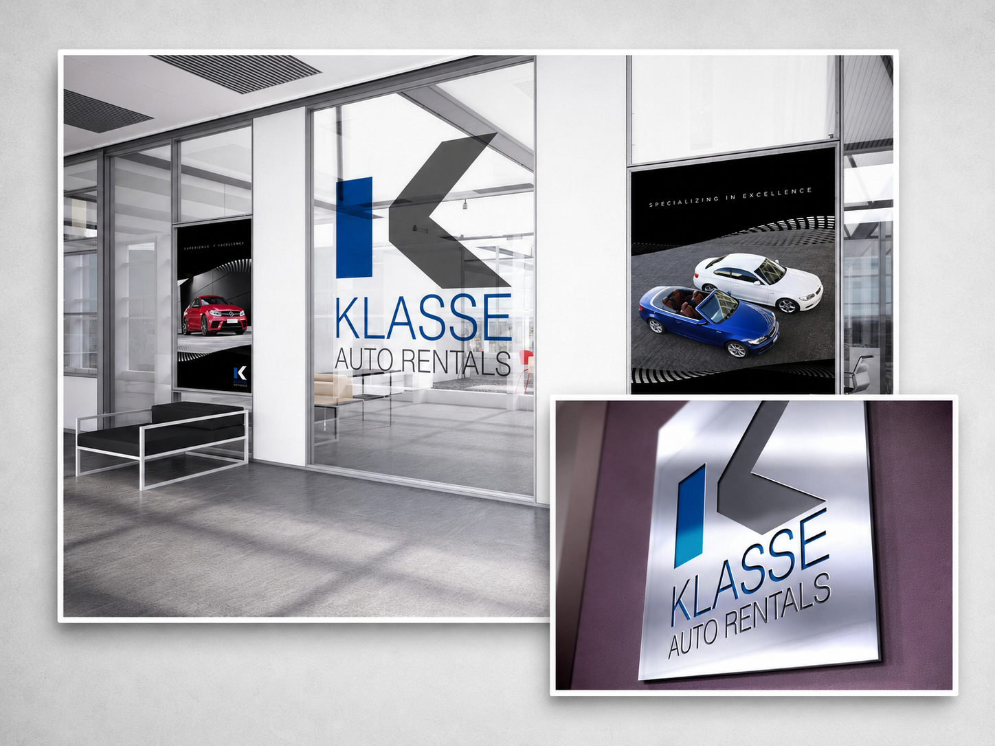 Klasse brand collage.