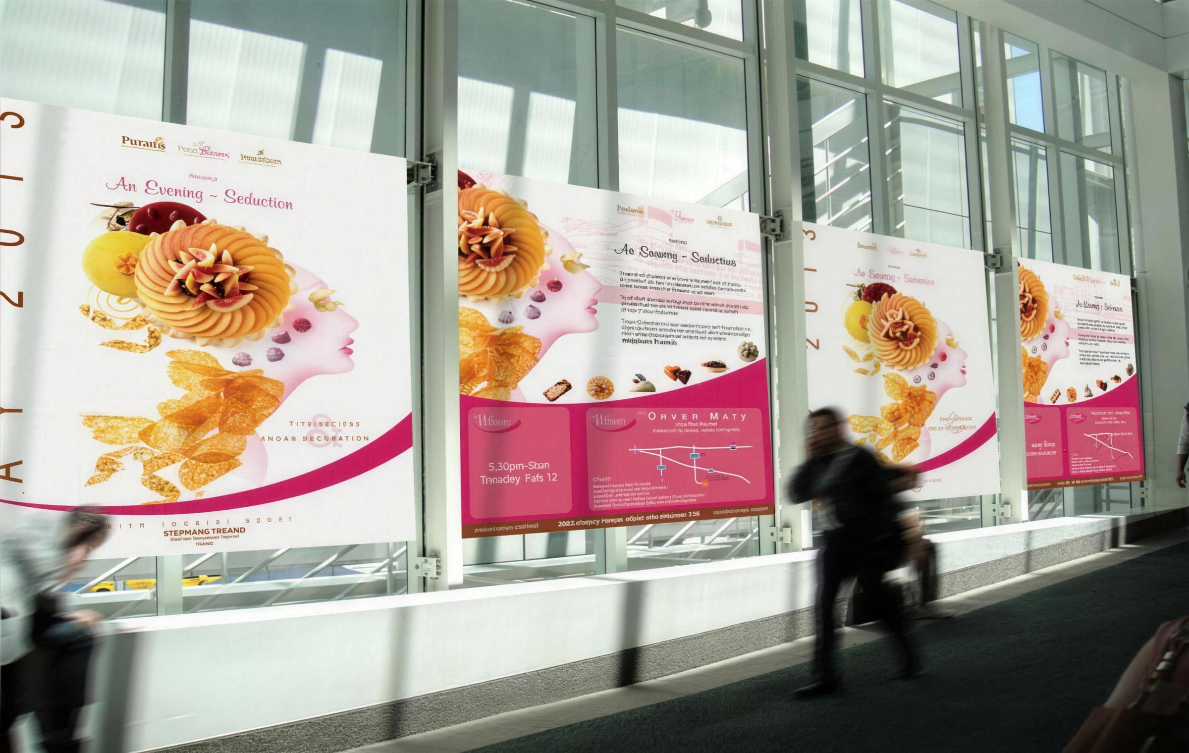 Puratos poster campaign.